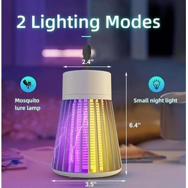 Mozz Guard Mosquito Zapper 2025–New Generation Portable USB Zapper with UV Light, Silent Mosquito Killer for Indoor/Outdoor, Home, Garden, Camp, Office Elec-tric