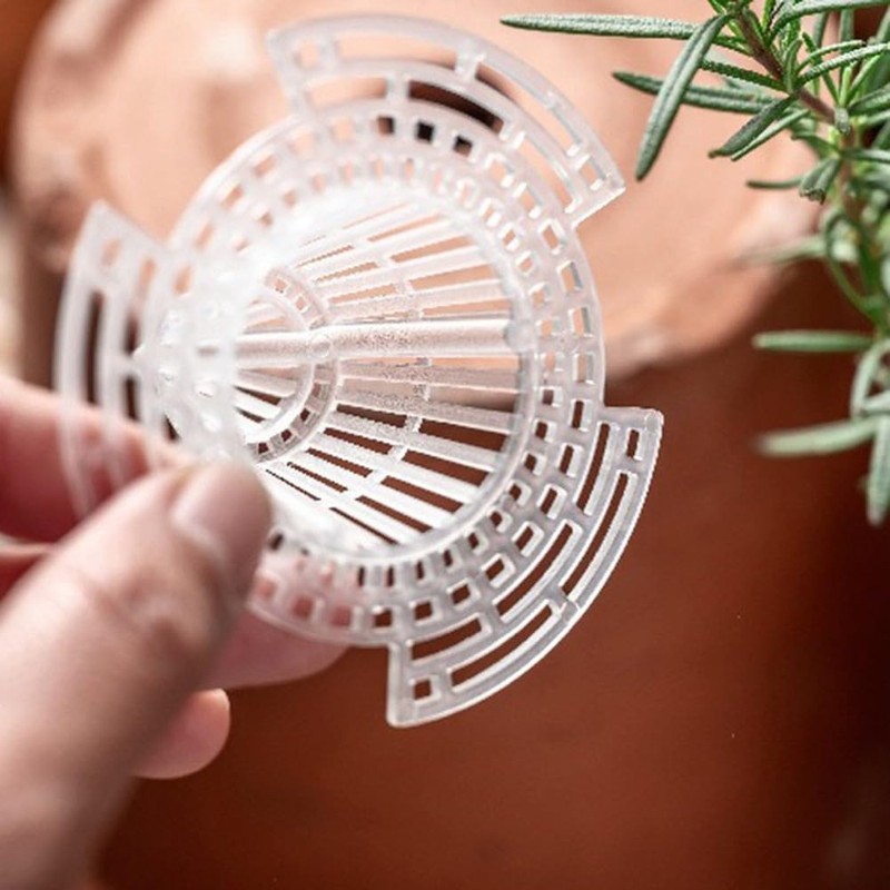 15pcs Plastic Mesh Cones for Bottoms with Hollow Core Design