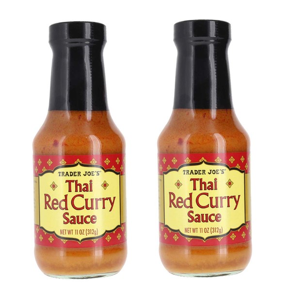Trader Joe's Thai Red Curry Sauce Bundle (2 Pack)