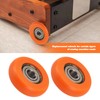 OTOTEC 2PCS Rowing Machine Seat Wheel Outer Diameter 36mm Width