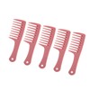 5Pcs Hairdressing Wide Tooth Comb Anti Static Ergonomic Handle Safe