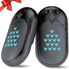 Hand Warmers, Electric Portable USB Pocket Heater, 2 Pack 3 Levels Heat. Pocket-Size, Light Sleek Stylish, for Winter Outdoor Entertainment, Snow Sports . Suitable for Pocket, Tote bags, Handbags, Make-up Bags and etc.White. digital - Color: Black