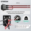QTEATAK DC 12V 10A 6 Pin 3 Position (ON)-Off-(ON) AC