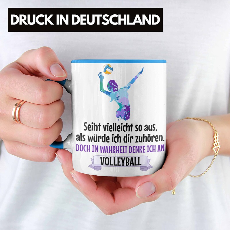 Trendation - Volleyball Gift Cup Coach Men Girls Coffee Accessories