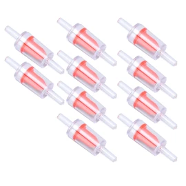 Paquete de 10 Válvulas de Retención de Bomba de Aire PP de 4 Mm para Acuarios - Solución de Parada de Agua Unidireccional para Peceras (4mm rojo)