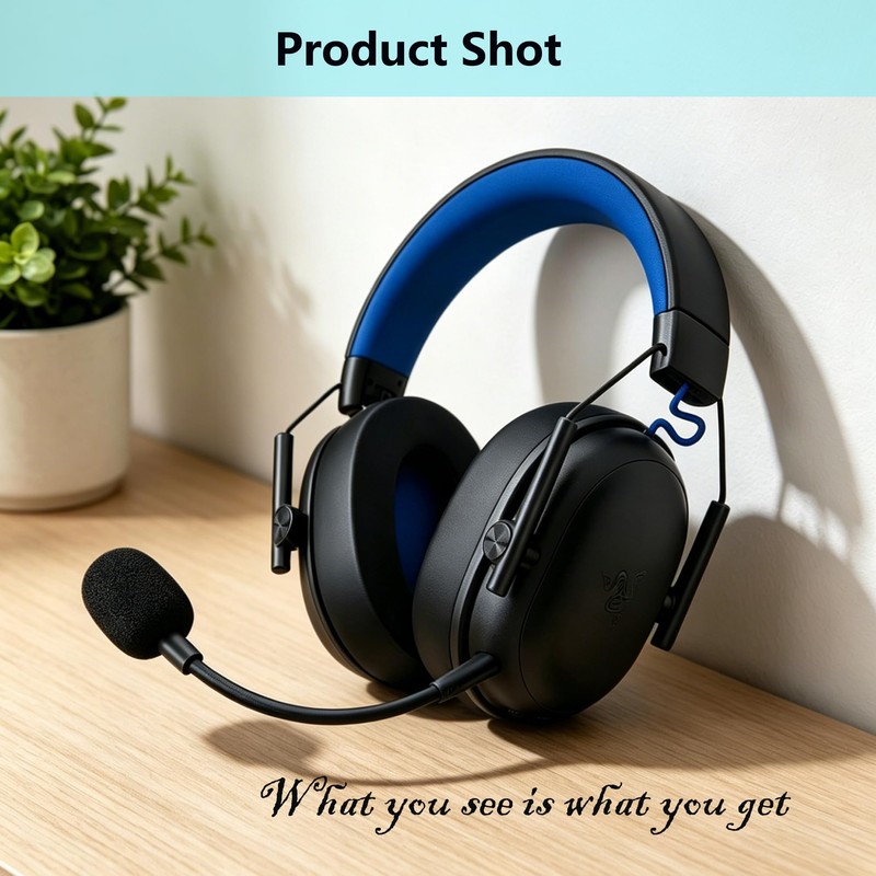 BlackShark V3 Ear Cushions Compatible with Razer BlackShark V3 V3X