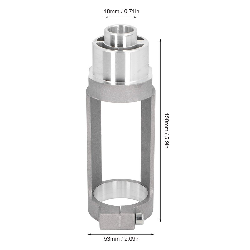 Square Hole Drill Bit Adapter Aluminium Alloy Square Hole Drill