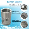 COTONLAKE 3/4" 304 stainless steel filter head with internal thread
