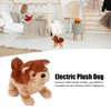 Electronic Dog Toy Children German Shepherd Barking Walking Interactive Plush