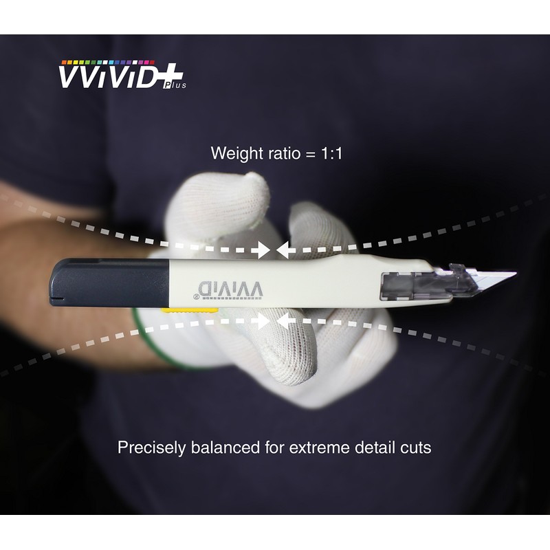 VViViD Premium Retractable Precision Balanced Multi-Use Utility Cutting Knife for