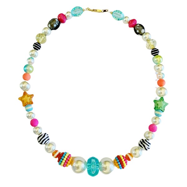 Dreamt I Was a Very Good Girl Colorful Bead Necklace