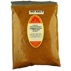 Marshalls Creek Spices AUSIE STYLE STEAK RUB No Salt Refill, Compare to Outback Steakhouse, 11 Ounce