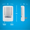GE LED Night Light, Motion Sensing, Dimmable, Louver Shade, White,