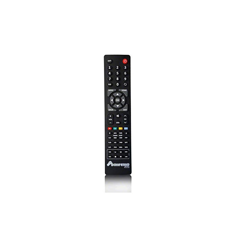 BC40035R bonremo Replacement Remote Control for Logisat 2550 HD+ Light