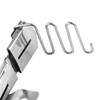 Luatoxry Sewing Machine Folder, 1-3/8in-1/2in Binding Attachment Folder, Metal Binding