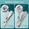 YTD Likomey Nail Clippers Set,Long Handled Angled Head Toenail Clippers