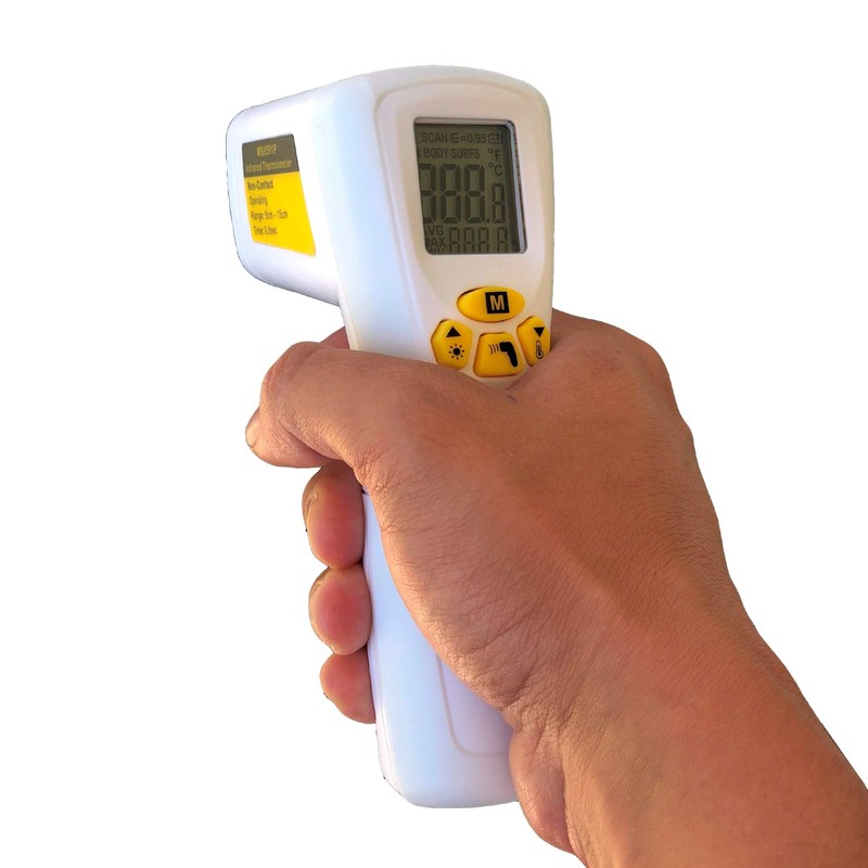 Mastech MS6591P Infrared Digital Thermometer Non-Contact Forehead with 2 measurement