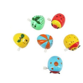WOONEKY 6pcs Wind-up Beetle Toys Fun Cartoon Animal Type Interactive Play for Boys and Girls Great for Coordination and Imagination Development Random Patterns