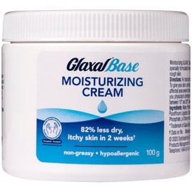 Glaxal Base Moisturizing Cream for relief from Itchy, Dry Skin, Hypoallergenic & Paraben-Free, 100g