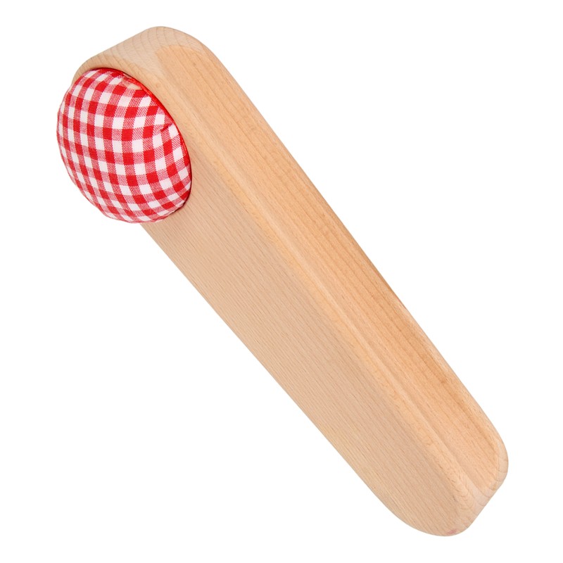 Quilters Clapper Pin Cushion Design Smoothing Wood Easy Operation Hardwood