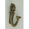 Zeckos Enchanting Antique Bronze Finish Cast Iron Mermaid Door Knocker