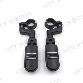 SMT-Front Rider 1.5" 1 1/2" Tombstone offset Mount Clamp Foot peg Compatible With Virage Roadstar Motorcycle [B012HTOCSW]