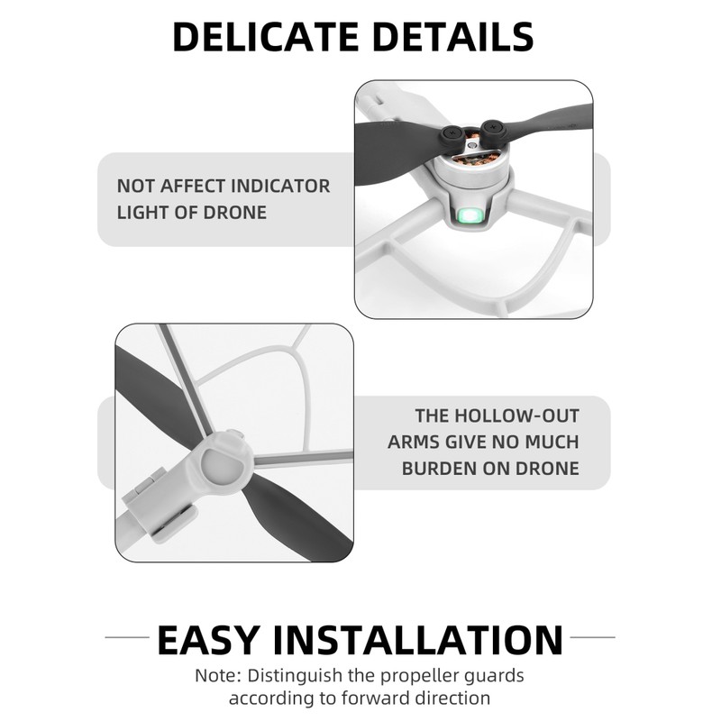Propeller Guard Set Compatible for Mini 3 Pro Drone Anti