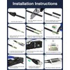 VCELINK CAT6A Connector, RJ45 Connectors Pass Through CAT6A CAT7 Shielded,