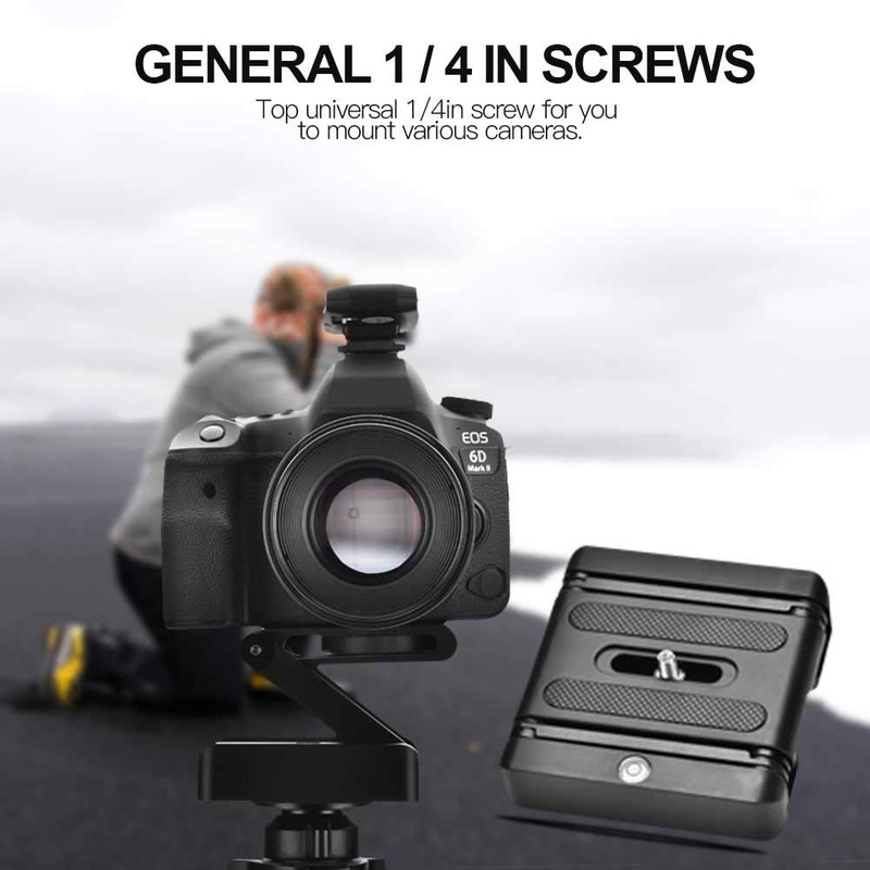 Universal Flex Tilt Head Z Mounting Bracket, Folding Tripod Head