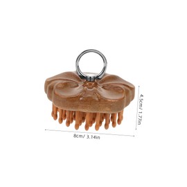 Baluue Wooden Comb Scalp Massager Massager Scalp Hair Tool Natural Wood No Static Comb for Care