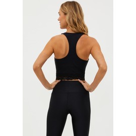 Beach Riot Women's Yara Top, Black Lace