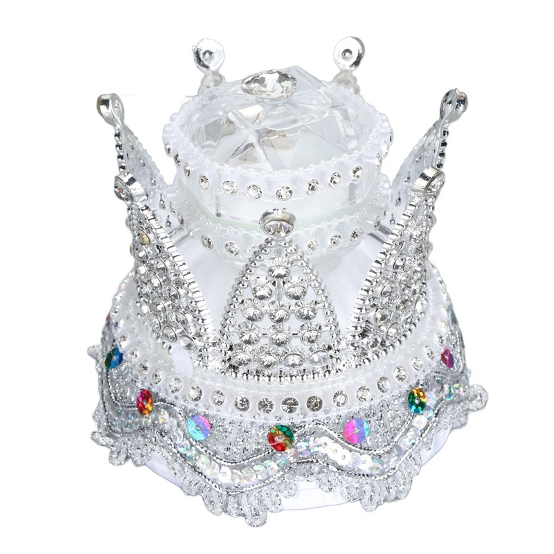 Crown Ring Box Luxurious Romantic Engagement Ring Box Portable Compact