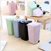 3pcs Mini Trash Can with Lid Multi-functional Desktop Waste Bucket