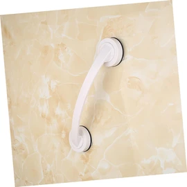 SHINEOFI Wall Mounted Safe Grab Bar for Elderly Large White Bathroom Handrail with Strong Suction Cup Durable for Bathtub Shower and Toilet Safety