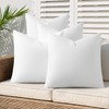 MIULEE Outdoor Pillow Inserts 18x18 Pack of 4 Waterproof Throw