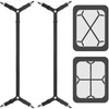 Yopolaz 2 Pack Bed Sheet Fasteners Straps - Adjustable Secure