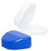2 x Slim Dental Retainer Case, Pink, Blue or White