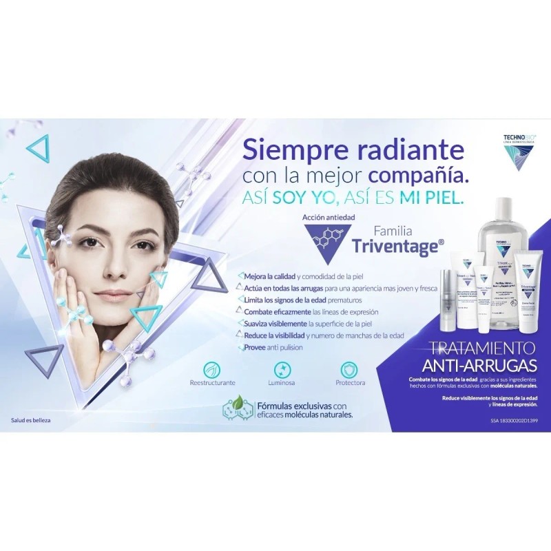 Triventage Agua Antibacterial Micelar Desmaquillante