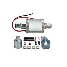 Bomba Gasolina Carburador Universal Electrica Tipo Filtro, Incluye Filtro de Gasolina, Abrazaderas y Conectores para su Facil Instalacion Marca: Konnen