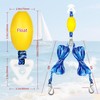 Boat Tow Harness for Tubing,Boat Tow Rope with Quick Connector