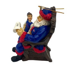 The Memory Company Ole Miss Rebels Wishlist Santa Ornament by The Memory Company-RARE-N