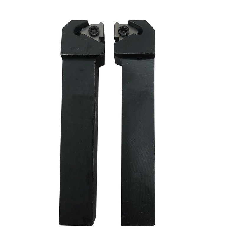 Zouzmin 2pcs 5/8inch Lather Threading Tool Bit Set External Internal