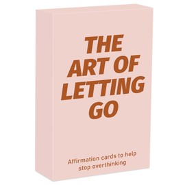 Faivykyd The Art of Letting Go Affirmation Cards for Women, 50 Positive Affirmations for Women Stop Overthinking, Motivational Cards Birthday Gifts for Female Friend Bestie Coworker