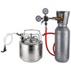 2 Pairs Ball Lock Keg Quick Disconnect, 5/16” & 1/4”