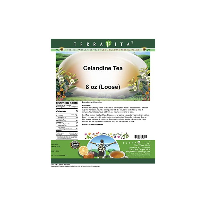 Celandine Tea (Loose) (8 oz, ZIN: 513536)