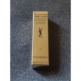 Yves Saint Laurent ysl candy glaze # 15 Showcasing Nude - sheer nude 3.2g