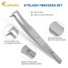 Lizmann Lash Tweezers eyelash extension kit fiber tip fine point