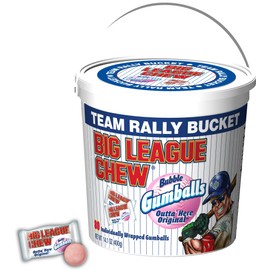 Big League Chew Original Bubble Gumballs, 14.1 Ounce - 80 per pack - 12 packs per case.