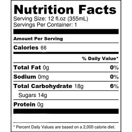 Bruce Cost Unfiltered Ginger Ale - BC 66 with Monk Fruit - 12 oz (24 Glass Bottles)