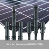 SJZ SUN RUN Solar Panel T Branch Connector 3 to